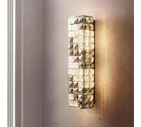 Applique Murale luminaire Barre Noire Longue Bande éclairage linéaire Lampe Murale Industrielle chromée pour Chambre Salon Cuisine Salle de Bain