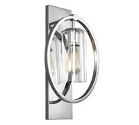 Applique Murale Luminaire Couloir Vintage Treppenhauslampe Chrome Verre Poli E27