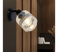 Lampe Salle à Manger Applique Murale Couleur Ambre Verre Spot Mobile B 11 CM