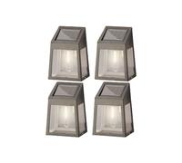 Applique Murale Lumineo 898174 5 Lm Solaire Lumière LED [4 Unités]