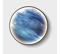 Applique murale Lune de 50 cmavec télécommande, Lampe murale LED effet 3D