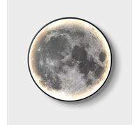 Applique murale Lune de 50 cmavec télécommande, Lampe murale LED effet 3D