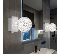 Lot de 2 appliques, boules de cristal, spots, interrupteurs, luminaires, spots