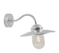 Applique murale LUXEMBOURG sensor bord de mer - E27 - acier galvanisé gris argenté IP54 - Nordlux, Extérieur