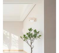 Applique murale Mado Argon, dimmable, beige, Salon / Salle à manger, Métal, Moderne, Applique Murale
