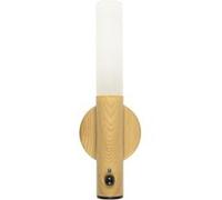 HOME DECO FACTORY - LT6850 - Applique Murale Détachable Rechargeable et Aimantée 2 - Idéale pour Couloir - Placard ou Chevet - Installation Facile sans Perçage - Couleur Marron - Taille Standard