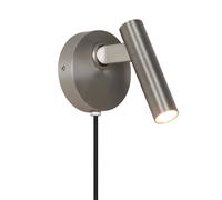 Applique Murale Makoto , Chrome Satin