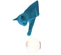 Applique Murale Maoo en Velours Bleu Clair