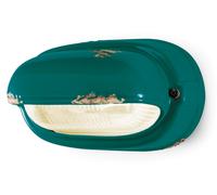 Applique Murale Maritime Intérieur Céramique Verre E27 B : 24cm Pétrole Shabby