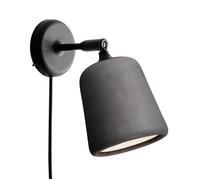 New Works - Material Wall Lamp Dark Grey Concrete