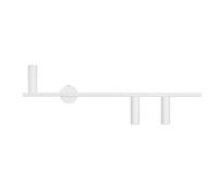 Applique Murale Métal B: 81 Cm Longue Blanche Pour 3x GU10 Hall Salon