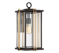 Applique Murale Métal Carré IP44 Moderne Design Mur Extérieur Grand Lampe Porte