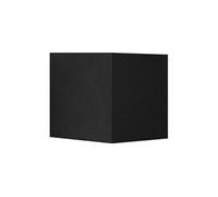 Applique murale MILDA Kubi Aluminium Noir, H.10 - IP44 - LED Module / Extérieur