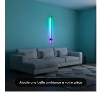 Applique Murale Minimalist Laser RGB Noir 80cm