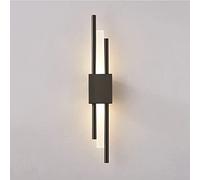 Applique murale minimaliste à LED - Applique murale créative en tube de fer - Lampe de chevet pour chambre à coucher, décoration intérieure - Éclairage mural pour salon, couloir, salle de bain - Lampe