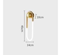 Applique murale minimaliste, design en forme de U, efficacité énergétique, cuivre-45, lumière chaude