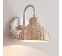 Applique Murale Minimaliste Nordique pour Porte de Grange, Lampe de Chevet d'intérieur Rustique en Pierre, Applique Murale Moderne en marbre du Milieu du siècle, luminaire Vintage à col de Cygne