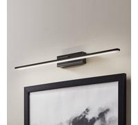 Applique murale Miroir MCJ, noir, Salle de bain, Aluminium, Moderne, Applique Murale