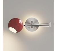 Applique Murale Moderne à Bras Pivotant Et Angle Réglable Style Crème Pliable Et Télescopique Idéale pour Une Chambre à Coucher Une Table de Chevet Un Salon Ou Un Couloir. Lampe Murale Intérieure