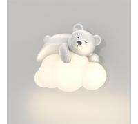 Applique Murale Moderne À LED En Forme D'animal En Résine Avec Dessin Animé Et Nuage, Luminaires intérieur