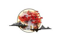 Applique murale moderne à LED, paysage créatif chinois, lampe en pin for la maison, salon, bureau, chambre coucher, décor, Utilisation durable