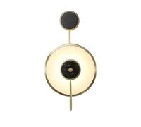 Applique Murale Moderne, Applique Circulaire, LED, Dressing, Chambre, Couloir de Salon, terrasse de Villa, Balcon de Jardin./Vraie Dolomite/Lumière Chaude/Dolomite/Lumière Chaude