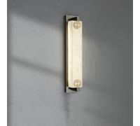 Applique Murale Moderne Blanche Carrée Pour Chambre À Coucher, Style Milieu Du Siècle, 3 Couleurs, Style Wabi Sabi, Luminaire Pour Salon, Bar, Porche, Escaliers, Balcons/Noir/M12*60Cm