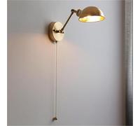 Applique Murale Moderne de Style Industriel Réglable avec Bras Articulé Et Base en Métal Style Rétro Idéale pour Une Chambre Un Salon Ou Un Couloir