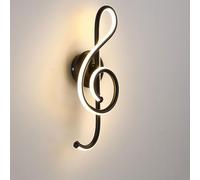 Applique Murale Moderne de Style Nordique 18 W LED Linéaire Spirale 3 Températures de Couleur pour Salon Chambre Escalier Ou Chevet