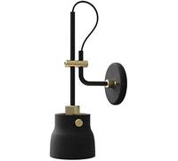 Applique murale moderne d'intérieur en métal réglable, finition noire mate, applique murale Compatible with salon, bureau, luminaire,éclairage au plafond