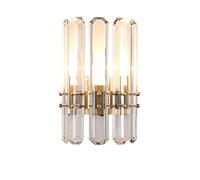 Applique Murale Moderne En Cristal, Lampe de Chevet Pour Salon Ou Chambre, Applique Murale Minimaliste Et Créative, Applique Murale Luxueuse En Cristal - Cuivre 20 X 30 Cm/Cuivre/20 X 30 Cm