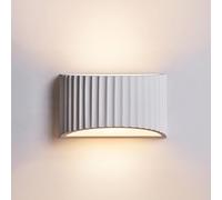 Applique Murale Moderne en plâtre, Minimaliste et créative, en Pierre, Style Contemporain, Blanc, pour Chambre à Coucher, Salon, Couloir, Villa, Douille G9 dissimulée