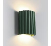 Applique murale moderne en résine Simplicité créative Fond de scène Luminaires muraux Lampes murales pour salon Couloir Appliques murales de chevet pour bureau Chambre d'entrée (Green)