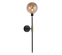Applique murale moderne en verre avec ArmG9 en métal pour chambre à coucher, salon, bar, lampe murale élégante pour table de chevet et tête de lit