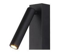 Applique murale moderne et épurée, LED de lecture, 3 W, orientable à 360°, idéale pour dressing, chambre, couloir de salon, terrasse de villa ou balcon de jardin. / Blanc / Lumière blanche pure (Coul