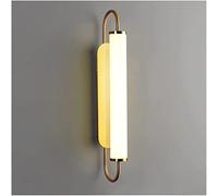 Applique murale moderne LED Lampe murale en métal, lumière murale en or intérieur avec nuance en verre, luminaires de couloir, éclairage de décoration d'art for chambre de salle de bain, 12 W Light Wa