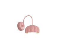 Applique Murale Moderne Rose Lampe Murale pour Chambre Enfant Abat-Jour Fleur Orange Nordique Moderne avec Ampoule à Intensité Variable pour Une Chambre de Fille Une Crèche Un Salon Ou Des Escaliers