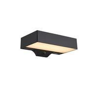 Applique murale Monay Square Solar Matière plastique Noir, H.7,4 IP44 SolarLed / Extérieur