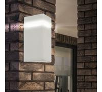 Applique murale exterieure applique murale exterieure aluminium blanc IP54 35 watts blanc chaud 13.5x11x15.3cm, jardin balcon garage