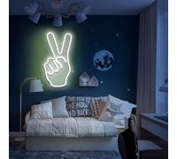 Applique murale néon USB LED, veilleuse néon Sign néon, enseigne lumineuse néon pour fête Bar Gaming Chambre Décoration murale, anniversaire enfants