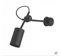 Applique Murale Noire GU10 Lampe Murale Moderne Hall Éclairage