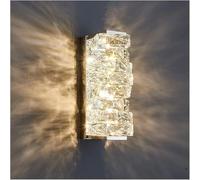 Applique Murale Nordique Moderne en Cristal, Source Lumineuse LED 5 W, Corps en Acier Inoxydable, Appliques créatives, arrière-Plan, Chambre, Salon, Couloir