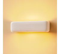 Applique murale Noris SOLLUX LIGHTING, dimmable, blanc, Salon / Salle à manger, Céramique, Moderne, Applique Murale