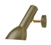 Applique murale oblique Vert olive/Laiton