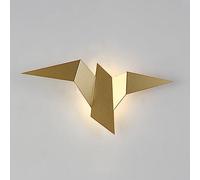 Applique murale oiseau en métal origami, lampe murale DIY, applique murale LED 2 W, éclairage de décoration intérieure, appliques murales minimalistes modernes pour couloir, salon, mur d'arrière-plan