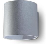 Applique Murale ORBIS LED Up/Down - SOLLUX - Gris - Moderne - Chambre - Aluminium - 10x10x12 cm