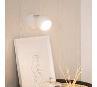 Applique Murale Orientable Aluminium Ates 1 Spot Blanc Blanc 130 mm