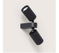 Applique Murale Orientable Aluminium Breixo 2 Spots Noir