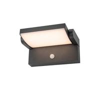 Applique murale orientable LED 12W 720 LM détecteur 3000°K GRIS IP54