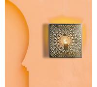 Applique Murale Orientale Décoration Murale Yakin Argent
